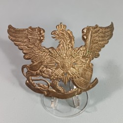 RARE !!!! PLAQUE DE CASQUE A POINTE ALLEMAND BADOIS DE RESERVISTE DU 109 ème REGIMENT DE GRENADIERS DE LA GARDE